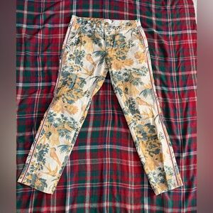 Anthropologie Chino Plaid and Camouflage Pants